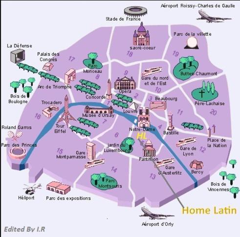 פריז Home Latin מראה חיצוני תמונה